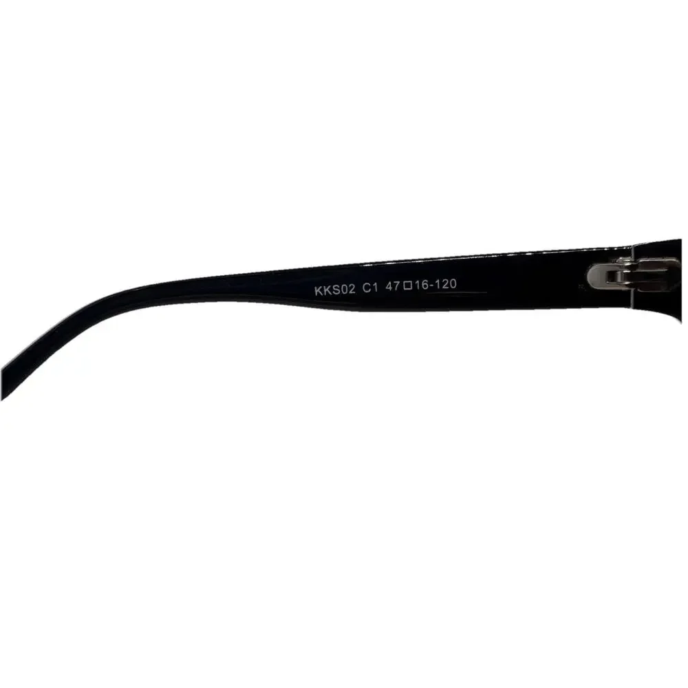 KOOL KIDS KKS02 WHITE BLACK EYEGLASSES FRAMES 47-16-120 AUTHENTIC KIDS CASE
